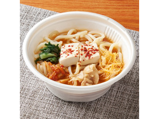 ファミリーマート 豚肉と豆腐のチゲうどん 商品写真