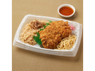 ファミリーマート 鶏めし＆チキンカツ弁当 おろし柚子ぽん酢 商品写真