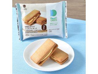 ファミリーマート ファミマルSweets ブルーグリーン 植物生まれのキャラメルサンド
