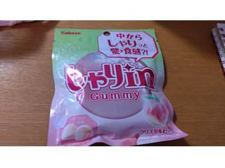 カバヤ しゃりinグミ クリスタルピーチ