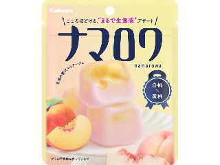 カバヤ ナマロワ 白桃×黄桃