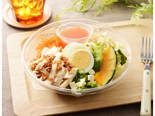 ローソン 1食分のプロテインサラダ 人参ドレッシング