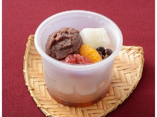 ローソン Uchi Cafe' SWEETS あんこや フルーツあんみつ カップ1個 実