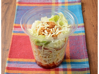 サラダパスタ　cp➕pico ローソン 振っておいしいパスタサラダ メキシカンタコスミート