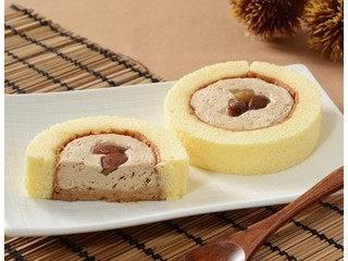 ローソン Uchi Cafe' プレミアムロールケーキ 2層のマロン