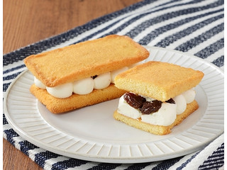 ローソン Uchi Cafe’ ラムレーズンバターサンド