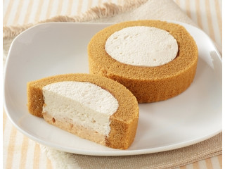 ローソン Uchi Cafe’ プレミアムロールケーキ とろける2層のミルクティー