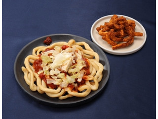 ローソン ムッシュケンキのコシ強うどんパスタ