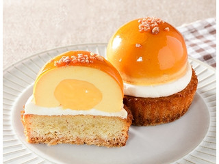 ローソン Uchi Cafe’ カスタードプリンケーキ