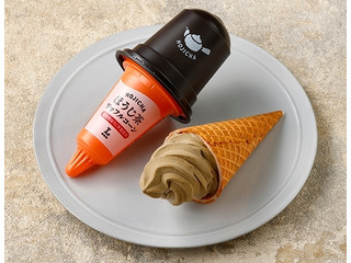 ローソン ほうじ茶ワッフルコーン