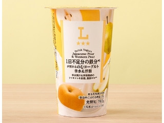 ローソン 1日不足分の鉄分が摂れる のむヨーグルト 幸水＆洋梨