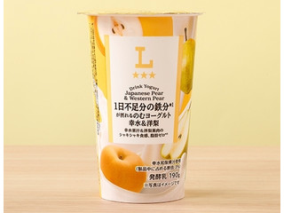 ローソン 1日不足分の鉄分が摂れる のむヨーグルト 幸水&洋梨