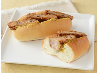 ローソン いかメンチカツロール 粒マスタードソース