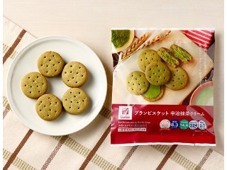ローソン ブランビスケット 宇治抹茶クリーム