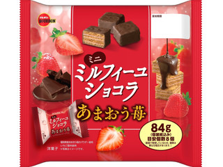 ブルボン ミニミルフィーユショコラ あまおう苺