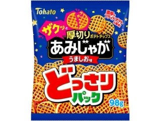 どっさりパック あみじゃが うましお味 袋98g