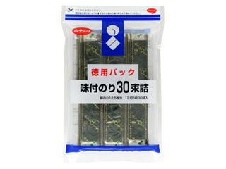 徳用パック 味付のり30束詰 12切5枚30袋入