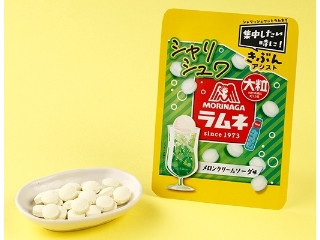 森永製菓 シャリシュワ大粒ラムネ メロンクリームソーダ味