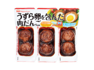 うずら卵を包んだ肉だんご テリヤキ味のスコッチエッグ