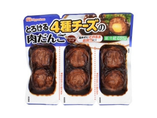 肉団子　緑チェック　4点 中評価】ニッポンハム とろける4種チーズの肉だんご