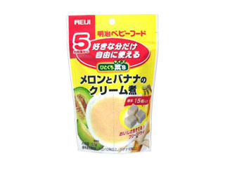 明治 ベビーフードひと口賽S メロンとバナナのクリーム煮