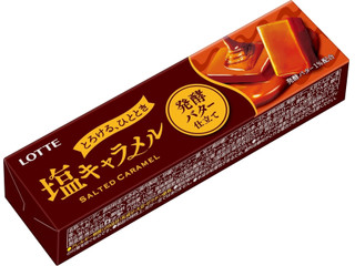 ロッテ 塩キャラメル 発酵バター仕立て