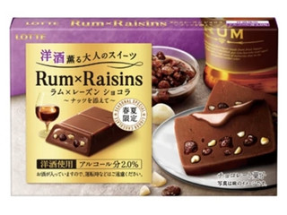 ラムチョコちーず 高評価】ロッテ 洋酒薫る大人のスイーツ ラム×レーズンショコラ