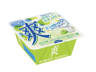 ロッテ 爽 2つの白いサワー 白ぶどう＆白いサワー