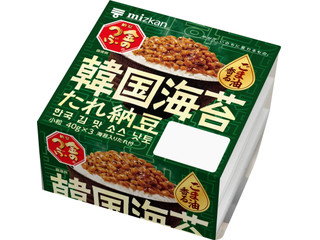 ミツカン 金のつぶ ごま香る韓国海苔たれ納豆