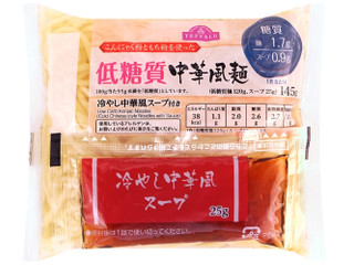 トップバリュ 低糖質中華風麺 冷やし中華風スープ付