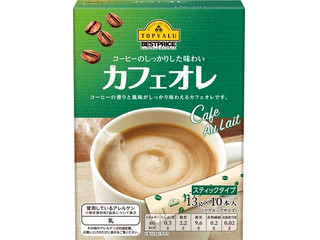 トップバリュ ベストプライス コーヒーのしっかりした味わい カフェオレ スティックタイプ