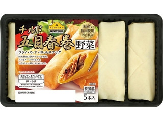 イオン トップバリュ ベストプライス チルド五目春巻 野菜