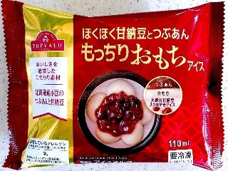 トップバリュ ほくほく甘納豆とつぶあん もっちりおもちアイス