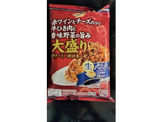 イオン トップバリュ ベストプライス 赤ワインとチーズのコク 牛ひき肉と香味野菜の旨み大盛りクリーミーボロネーゼ