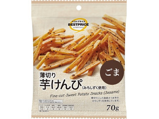 イオン トップバリュ ベストプライス 薄切り芋けんぴ ごま