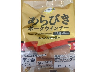 トップバリュ ベストプライス あらびきポークウインナー