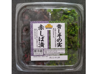 イオン トップバリュ ベストプライス しょうゆ漬 刻み 青しその実 赤しば漬