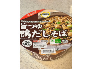 イオン　トップバリュ　ベストプライス　旨つゆ　鴨だしそば