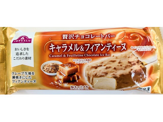 イオン トップバリュ 贅沢チョコレートバー キャラメル＆フィアンティーヌ