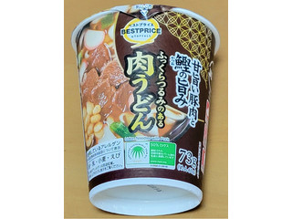イオン トップバリュ ベストプライス ふっくらつるみのある肉うどん