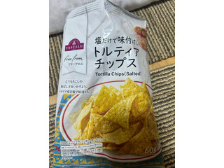 イオン トップバリュ 塩だけで味付けしたトルティアチップス