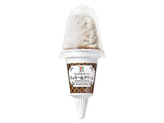 ワッフルコーン クッキー＆クリーム