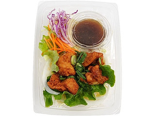 ミニストップ 唐揚げパスタサラダ おろしポン酢