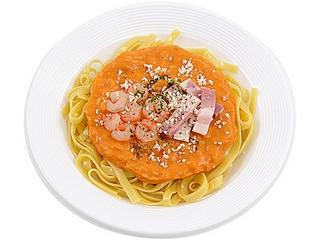 ミニストップ 生パスタ 小海老のトマトクリーム