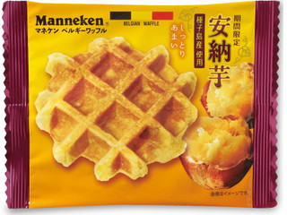 マネケン 安納芋ワッフル（ローゼン）クチコミ6件・評価4.6/7点【もぐ