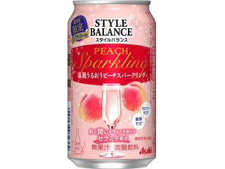 アサヒ スタイルバランスプラス 素肌うるおうピーチスパークリング
