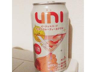 アサヒ UNI ピーチレモネード すっきりフルーティーカクテル