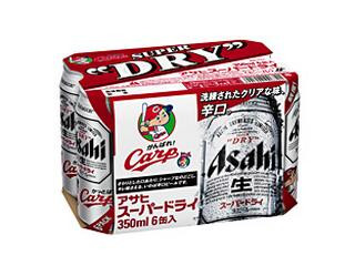 アサヒ スーパードライ 6缶パック がんばれ広島東洋カープ（アサヒ 