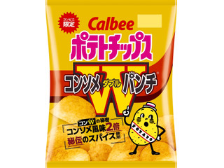 カルビー ポテトチップス コンソメWパンチ