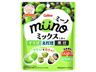 カルビー miinoミックス そら豆えだ豆黒豆しお味
